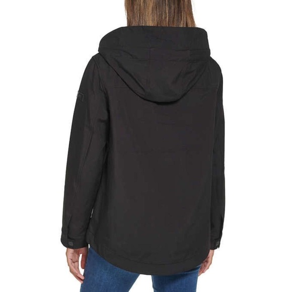 DKNY Black Hooded Jacket Full Zip Size XXL - Picture 2 of 14